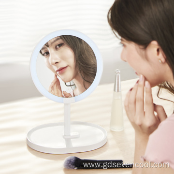 Led Desktop Handheld Cosmetic Lighted Makeup Mirror